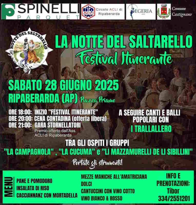 Notte del Saltarello a Ripaberarda