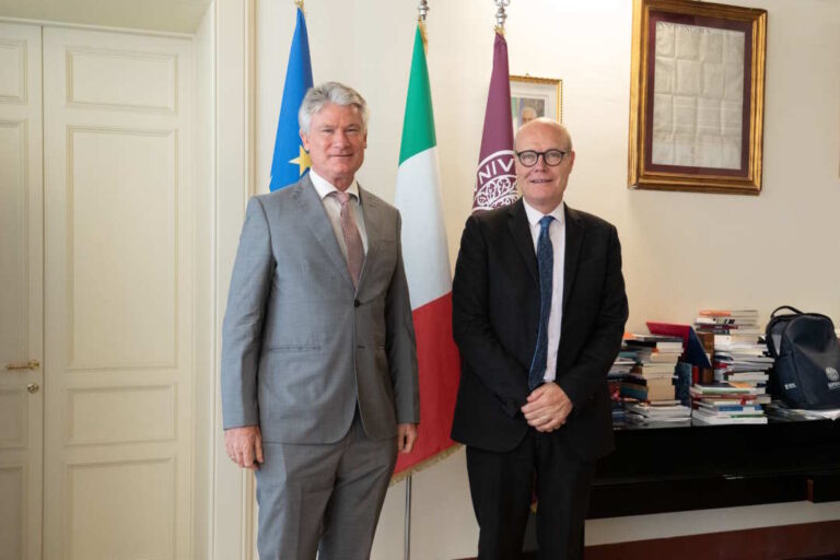 L’Ambasciatore Ranieri Sabatucci in visita all’Università di Macerata