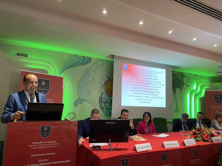 UniCam, è l’inaugurazione del 23° Master di 2° livello in Manager di Dipartimenti Farmaceutici