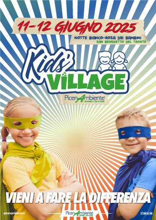 PicenAmbiente Kids’ Village presente alla Notte Bianco-Rosa dei Bambini