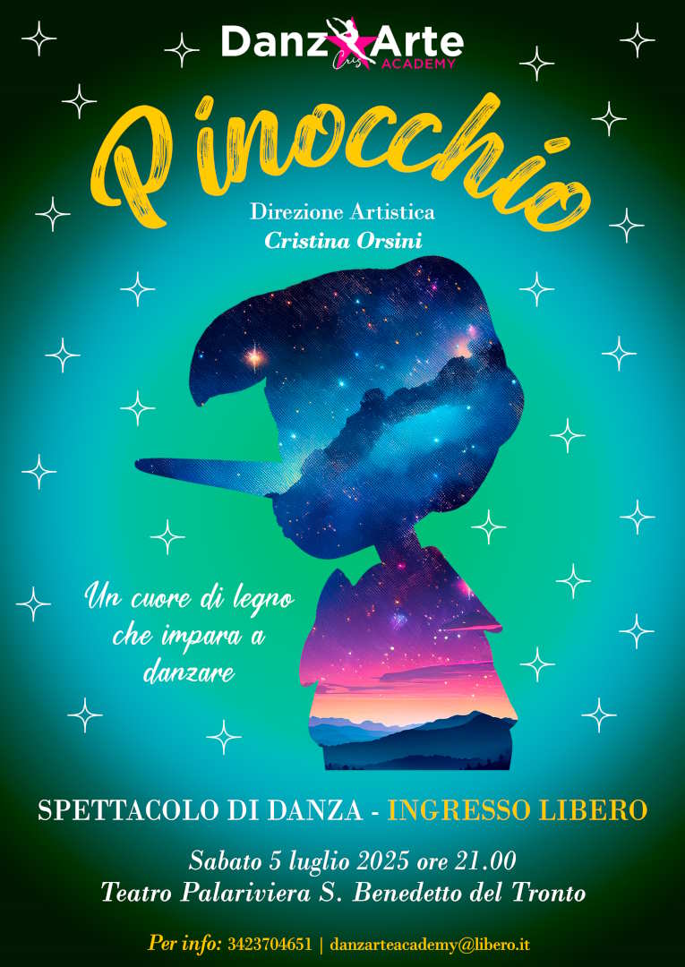 DanzArteCrisAcademy, a San Benedetto arriva Pinocchio