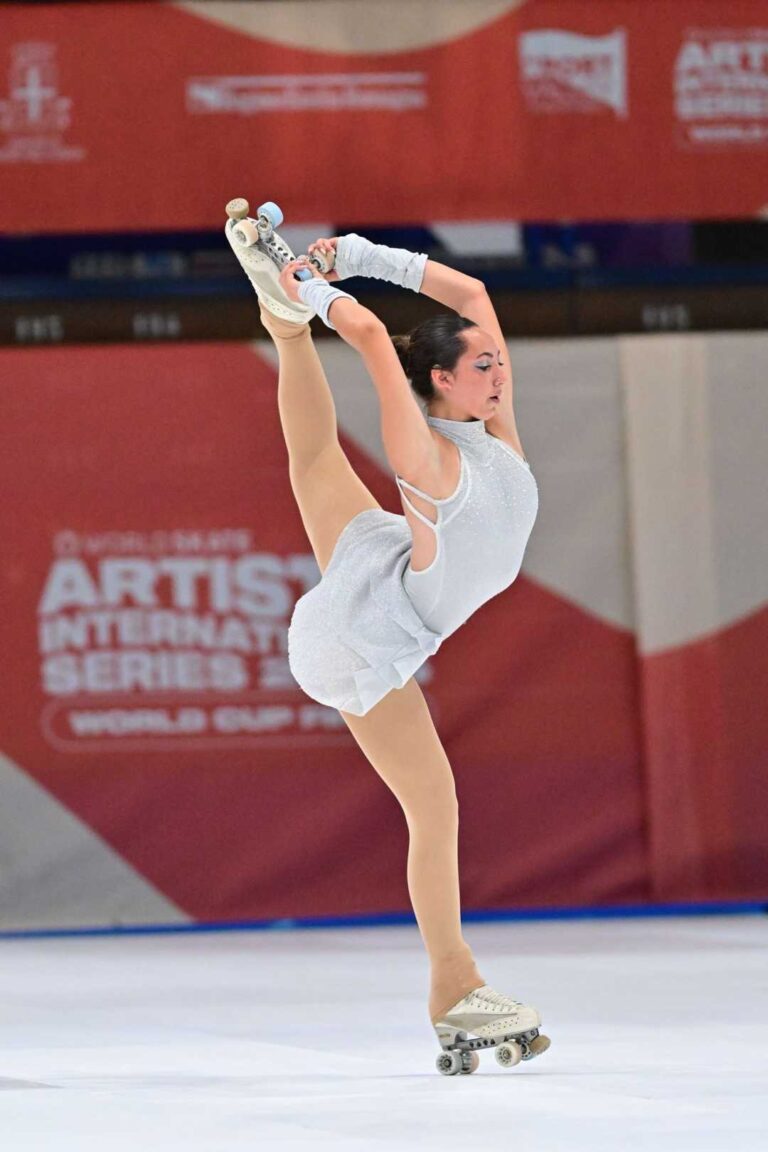 Pattinaggio Internazionale: Allegra Ionni brilla all’Artistic International Series 2025 a Reggio Emilia