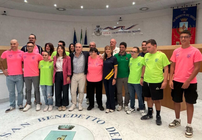 Baskin, il Faro Basket premiato in Comune