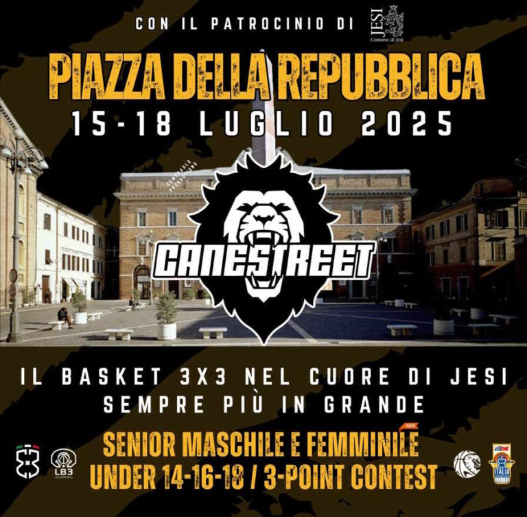 CANESTREET 2025: LA PALLACANESTRO TORNA A INFUOCARE IL CUORE DI JESI