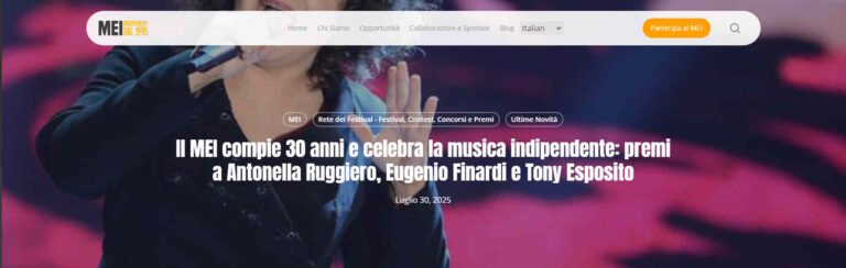 MEI DEI 30 ANNI DAL 3 AL 5 OTTOBRE A FAENZA