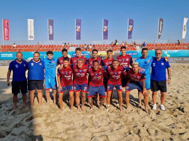 La Samb Beach Soccer strapazza il Cagliari per 1-7