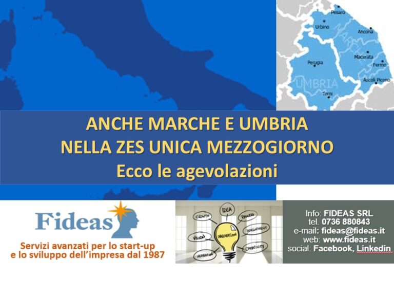 Zes Unica Mezzogiorno anche nelle Marche: quali le nuove opportunità per le imprese