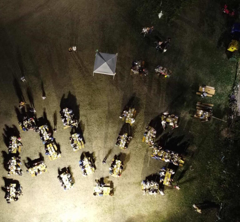 Cena elettorale sotto le stelle organizzata da Alleanza Verdi Sinistra