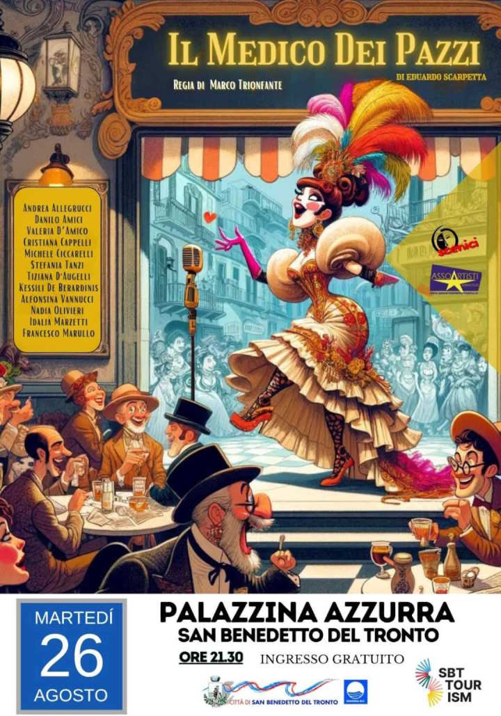 Gli O’Scenici, ‘Il Medico dei Pazzi’ @ Palazzina Azzurra