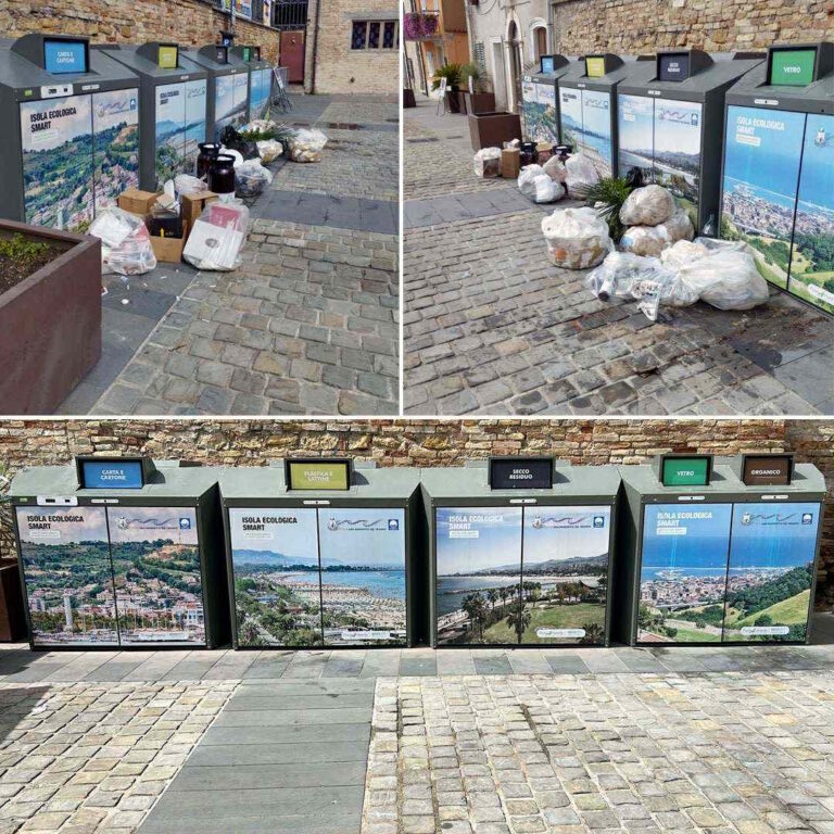 Raffica di sanzioni per l’abbandono incivile di rifiuti presso l’isola ecologica del paese alto