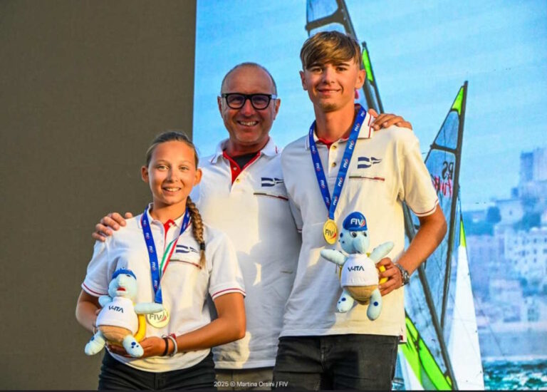 Emiliani & Bartolomei Campioni Italiani RS Feva Mix 2025