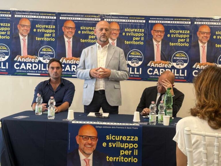 Andrea Cardilli: “Con Acquaroli, ché ha saputo risolvere l’impossibile”