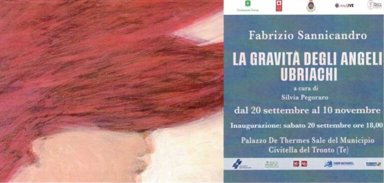 Fabrizio Sannicandro, ‘La Gravità degli Angeli Ubriachi’