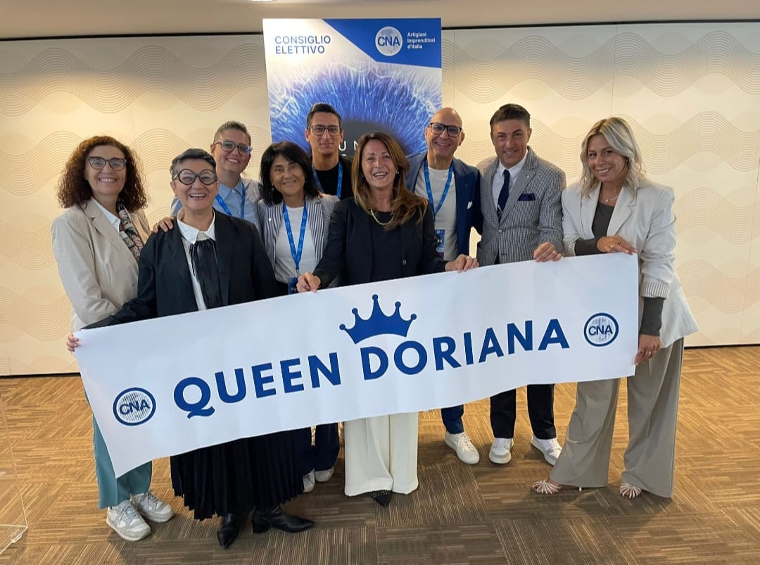 Doriana-Marini-insieme-ai-rappresentanti-di-CNA-Ascoli-Piceno-e-CNA-Marche-presenti-a-Roma