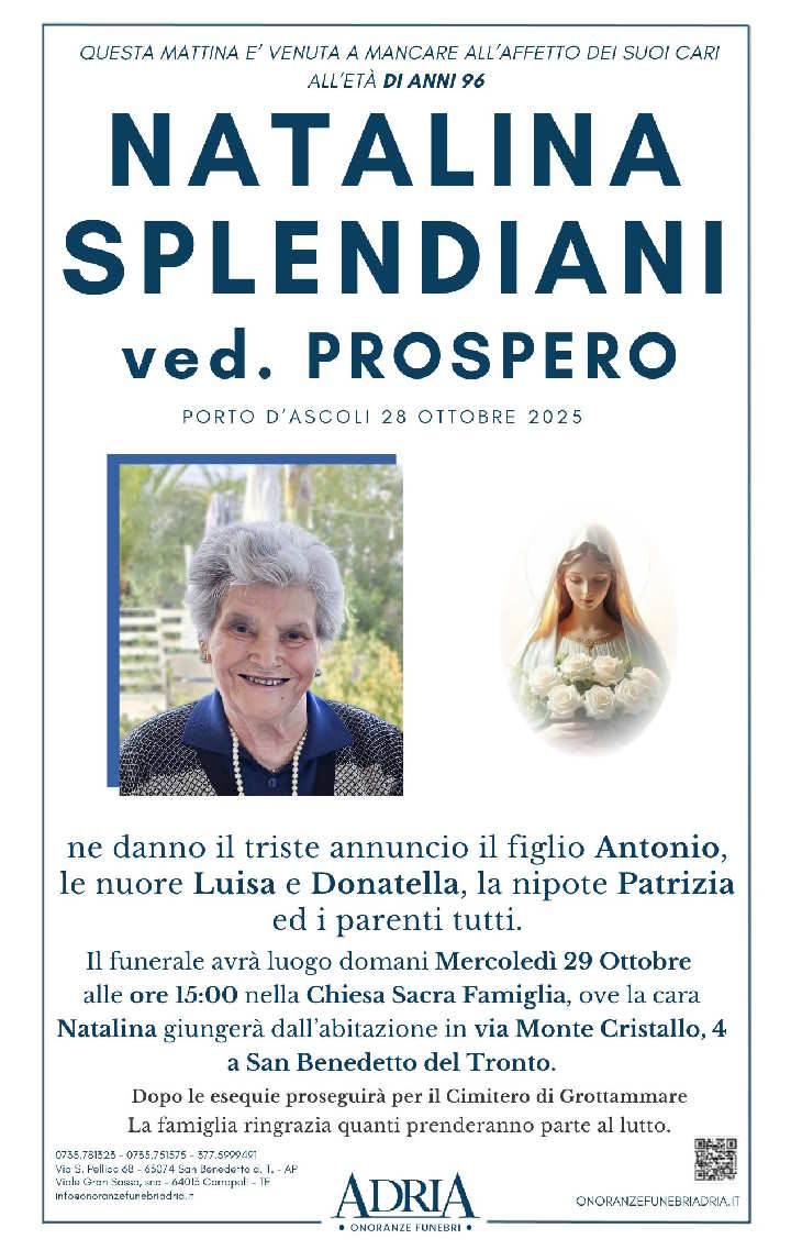 Natalina Splendiani Ved. Prospero