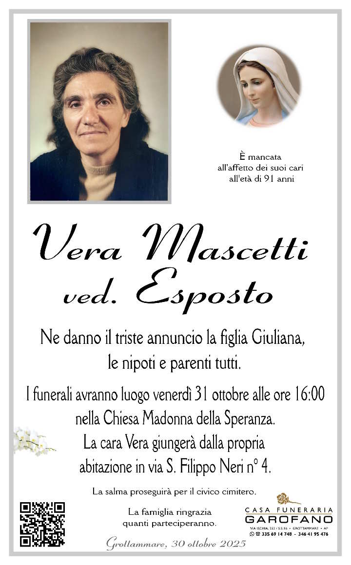Vera Mascetti Ved. Esposto