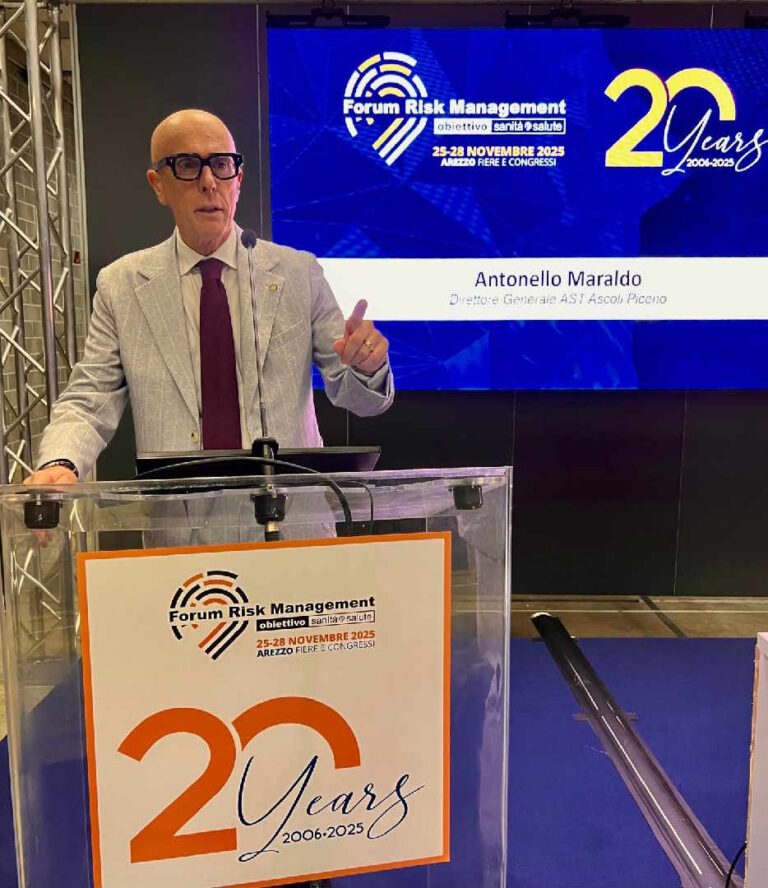 AL 20° FORUM RISK MANAGEMENT AD AREZZO PRESENTE ANCHE L’AST PICENA CON IL DIRETTORE GENERALE MARALDO E IL DIRETTORE SANITARIO DI SCIASCIO