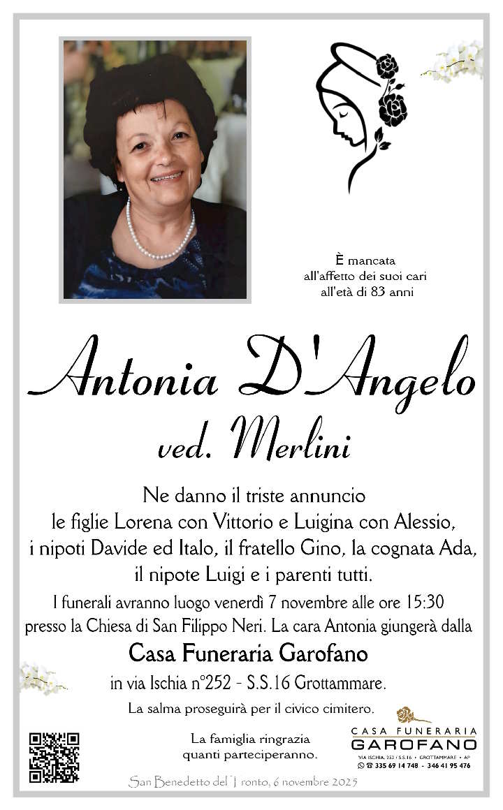Antonia D’Angelo Ved. Merlini
