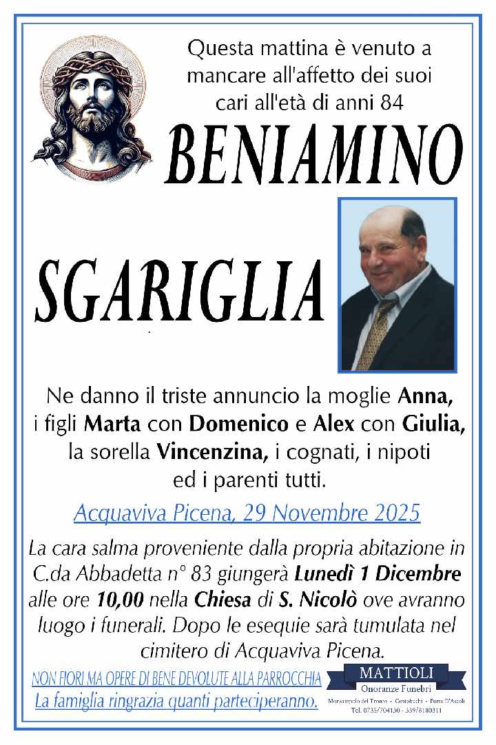 Beniamini Sgariglia