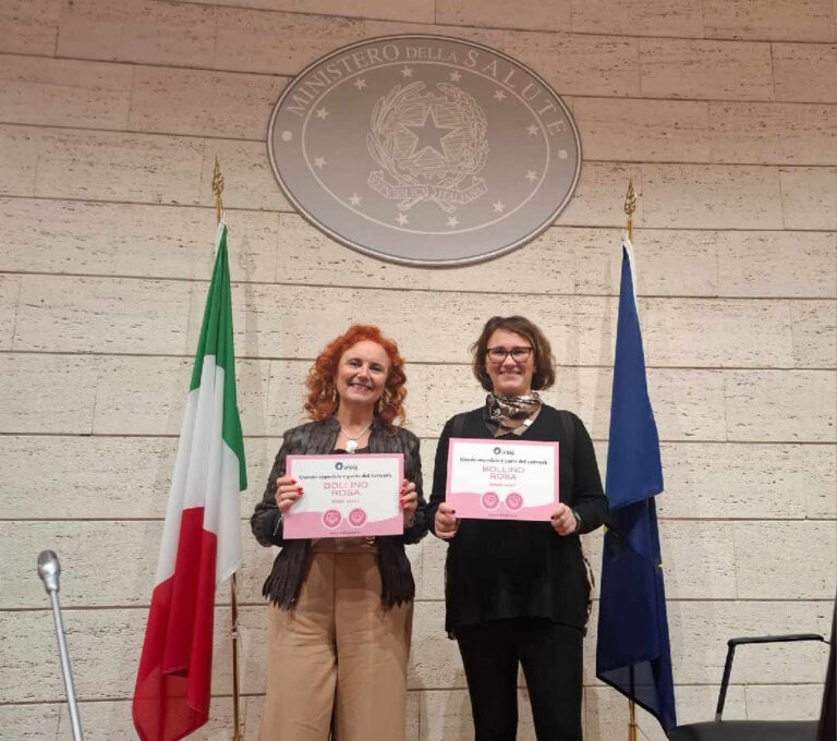 PREVENZIONE, DIAGNOSI E CURA DELLE PRINCIPALI PATOLOGIE FEMMINILI: PREMIATI IL ‘MAZZONI’ E IL ‘MADONNA DEL SOCCORSO’ CON 4 ‘BOLLINI ROSA’