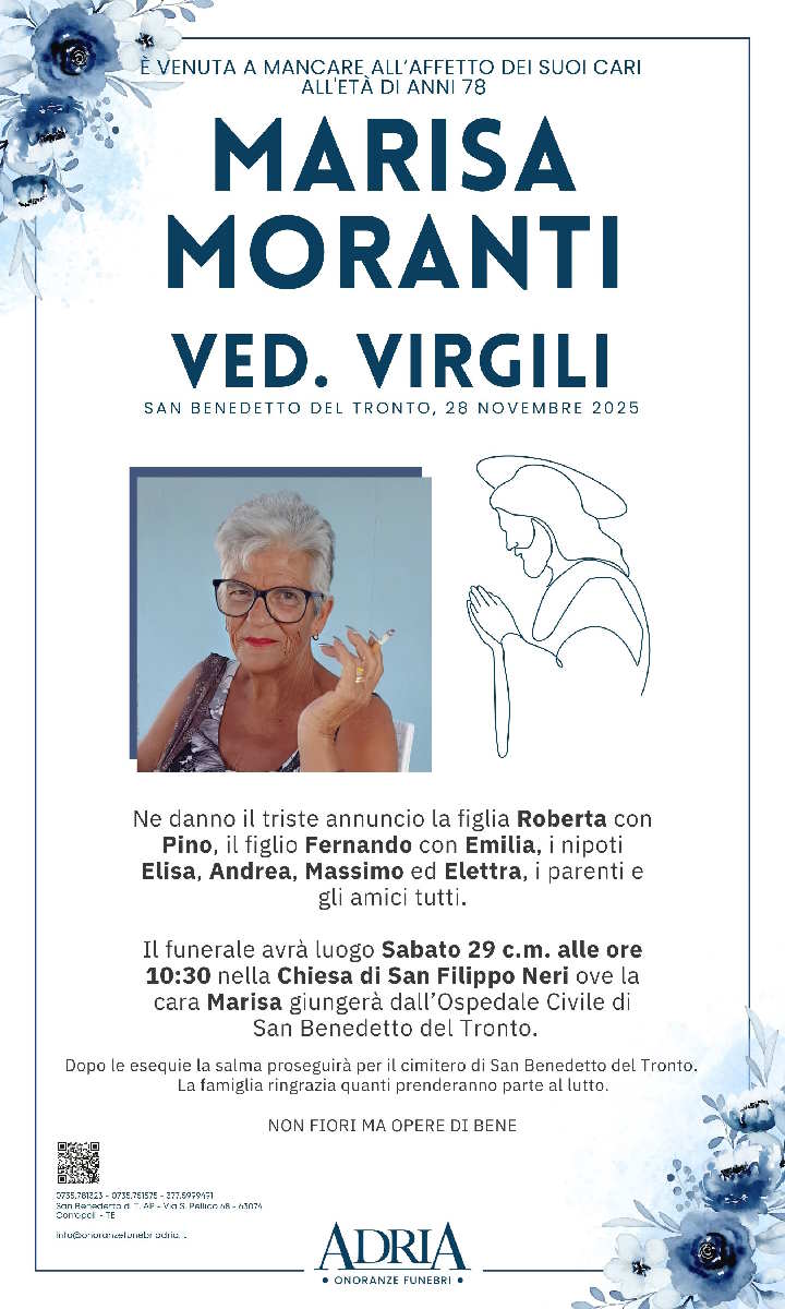 Moranti Marisa ved. Virgili