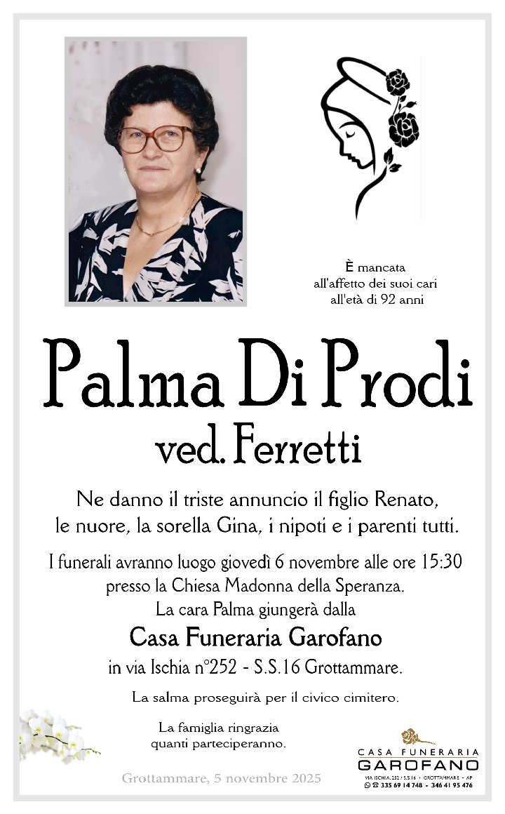 Palma Di Prodi Ved. Ferretti