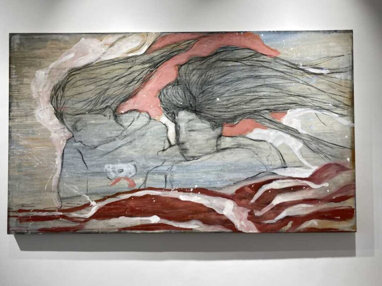 Fabrizio Sannicandro, ‘La Gravità degli Angeli Ubriachi’: è il finissage con Mark Kostabi