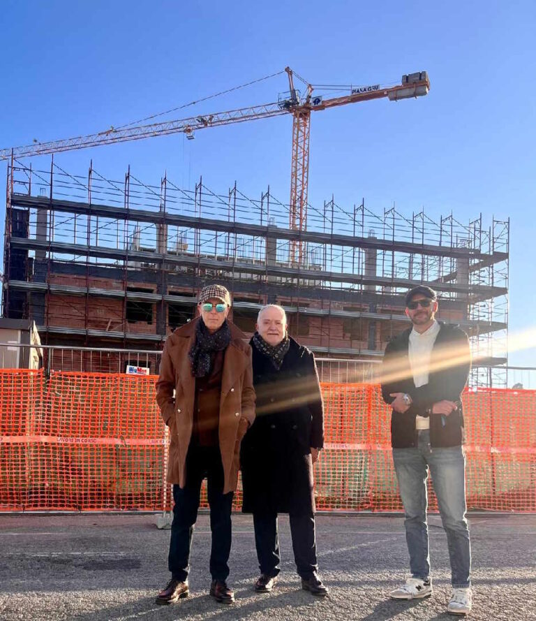 SOPRALLUOGO DEL DIRETTORE GENERALE DELL’AST 5 MARALDO NEL SITO DOVE SI STANNO REALIZZANDO CASA E OSPEDALE DI COMUNITA’ DI SAN BENEDETTO