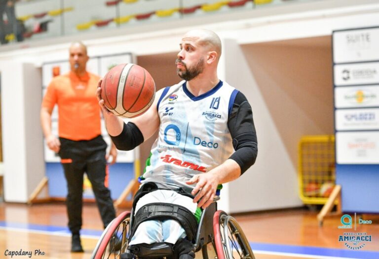 Basket in carrozzina, l’Amicacci vince il derby dell’Adriatico contro Santo Stefano
