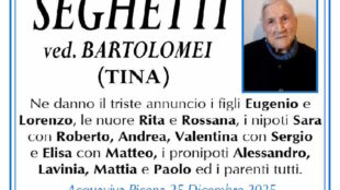 Faustina Seghetti ‘Tina’ ved. Bartolomei