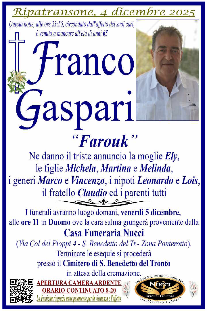 Franco Gaspari ‘Farouk’