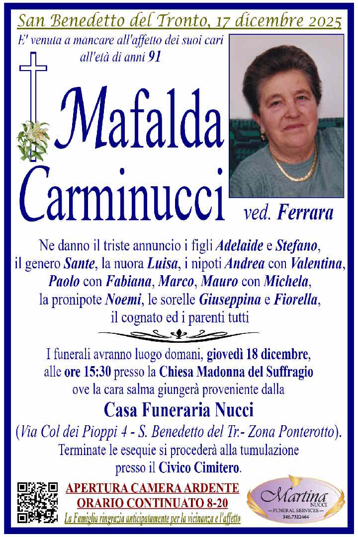 Mafalda Carminucci ved. Ferrara