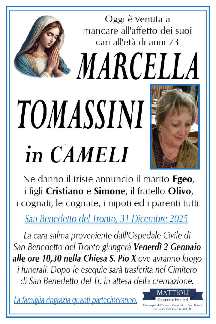 Marcella Tomassini in Cameli