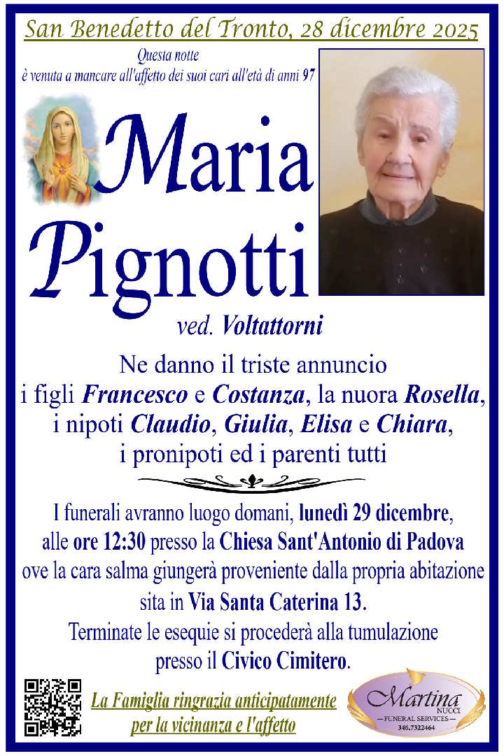 Maria Pignotti ved. Voltattorni