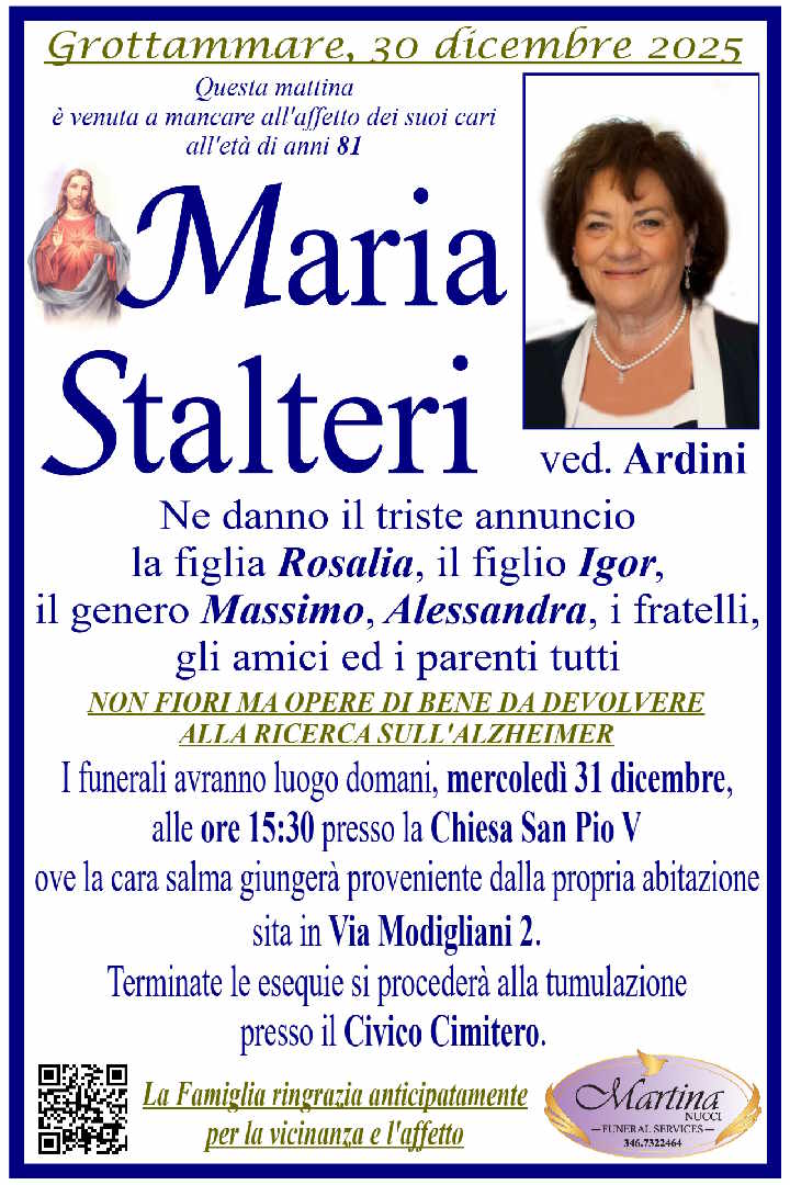 Maria Stalteri ved. Ardini