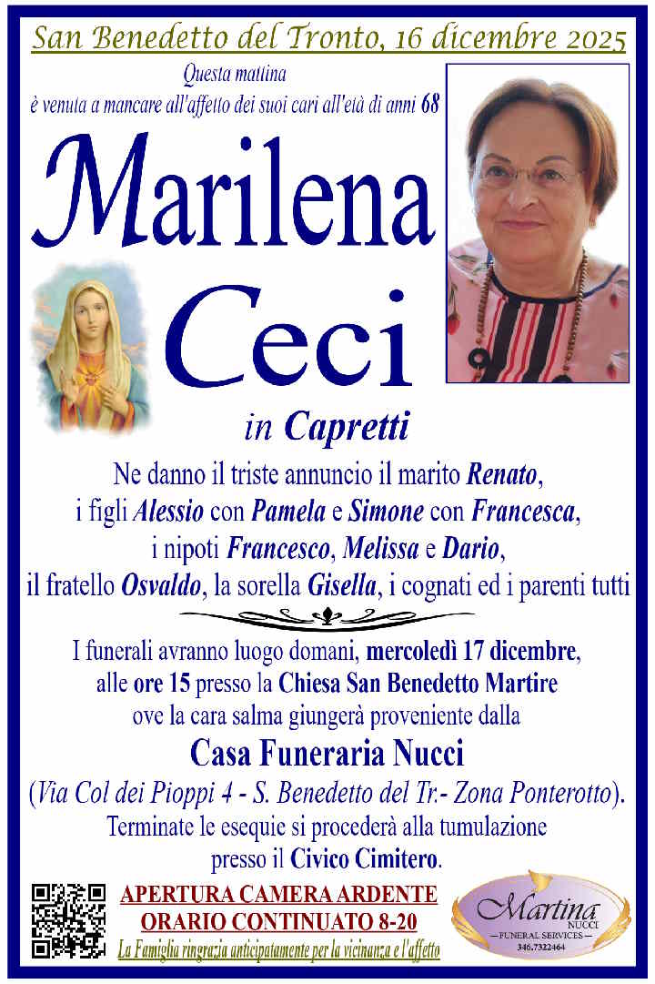 Marilena Ceci in Capretti