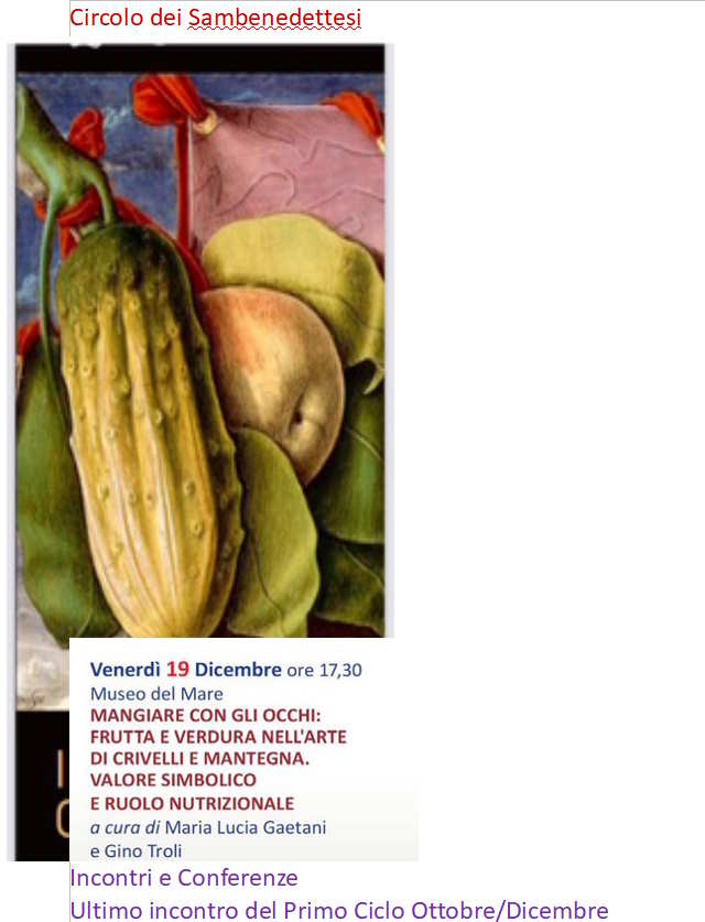 Pittura Rinascimentale: Carlo Crivelli al Museo del Mare