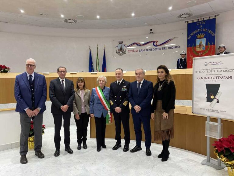 All’ammiraglio Giacinto Ottaviani il Premio Truentum 2025