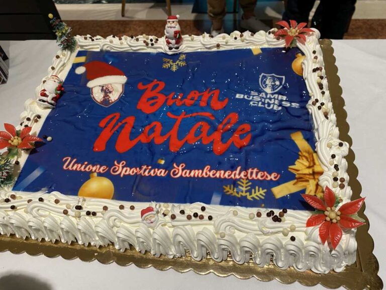 è la cena sociale della Samb con Sponsor e Stampa