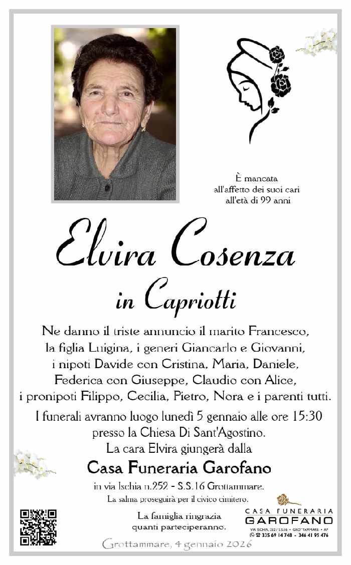 Elvira Cosenza in Capriotti