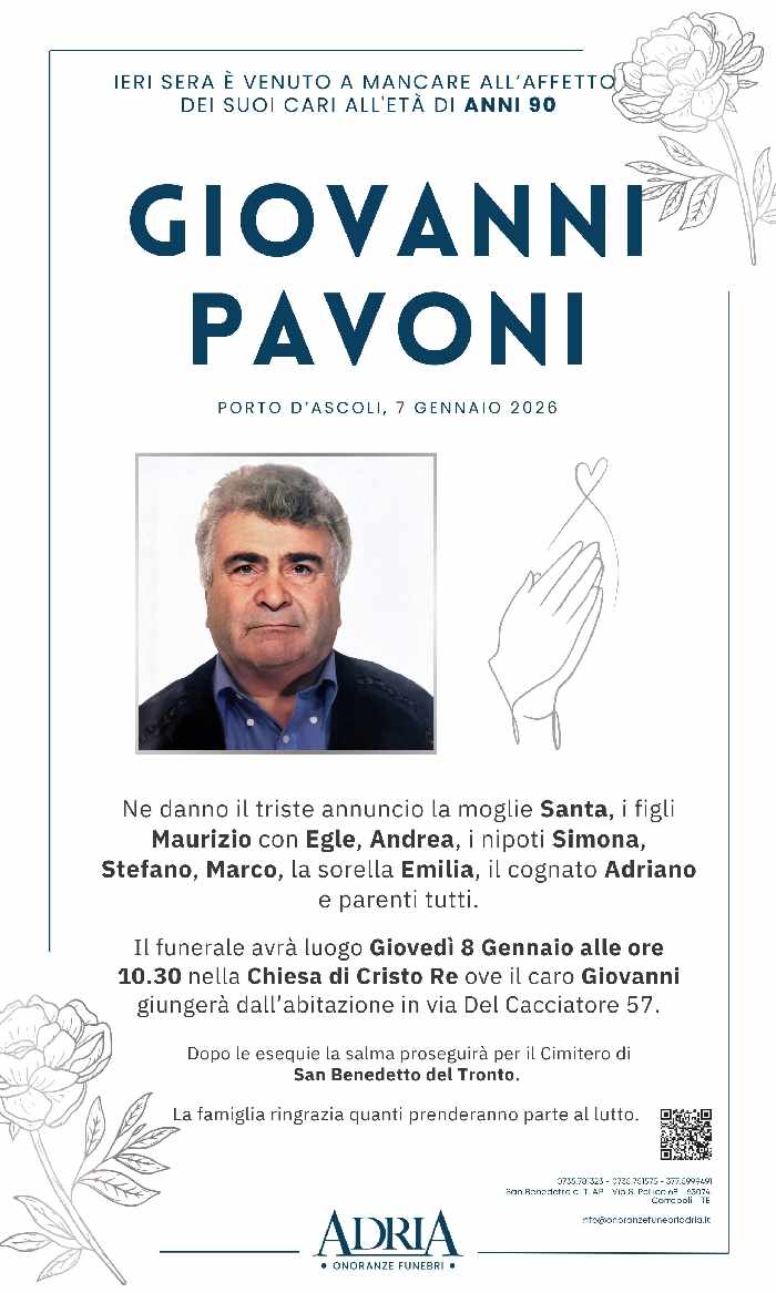 GIOVANNI PAVONI