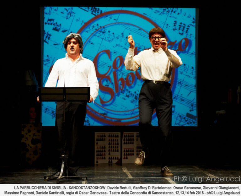 SAN COSTANZO, GIOVEDÌ 15 E VENERDÌ 16 GENNAIO AL TEATRO DELLA CONCORDIA “LA PARRUCCHIERA DI SIVIGLIA” DI SAN COSTANZO SHOW