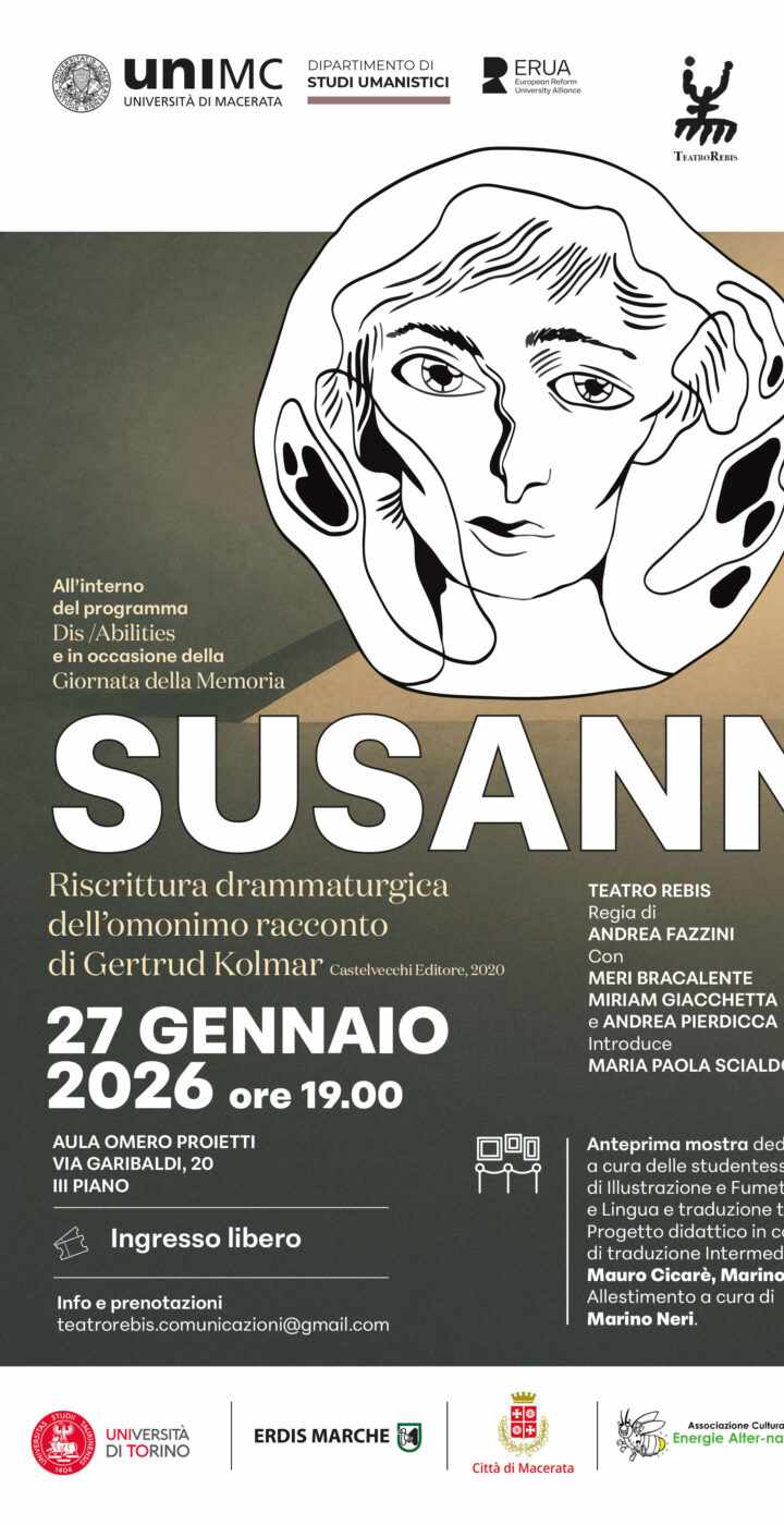 Susanna di Gertrud Kolmar in scena  per la Giornata della Memoria