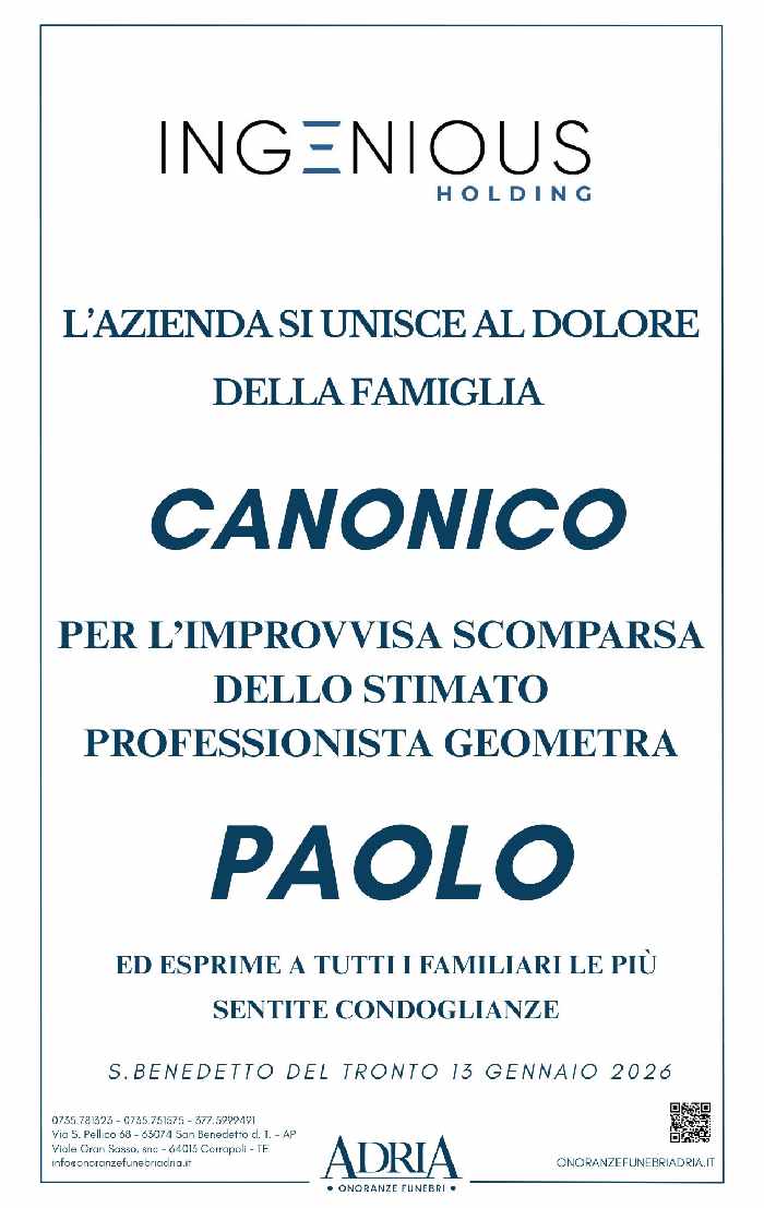 CANONICO PAOLO