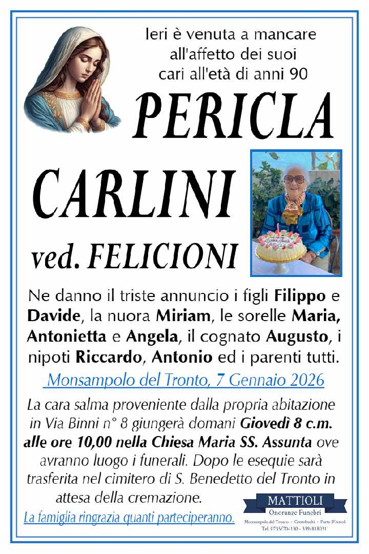 Pericla Carlini ved. Felicioni
