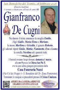 Gianfranco De Cugni