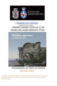 NICOLAS AMICI, ‘Vittore Crivelli e i castelli marittimi delle Basse Marche’