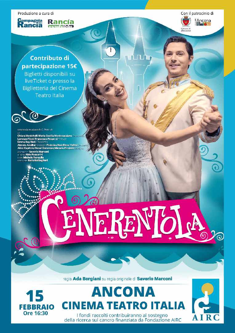 CENERENTOLA, LA MAGIA DELLE FIABE A SOSTEGNO DI FONDAZIONE AIRC