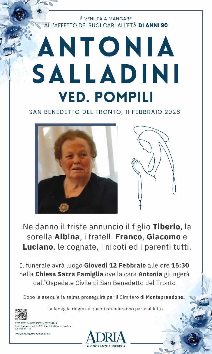 ANTONIA SALLADINI ved. Pompili