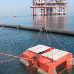 Collisione contro la piattaforma ‘Sarago Mare A’: sversati in mare diecimila litri di gasolio